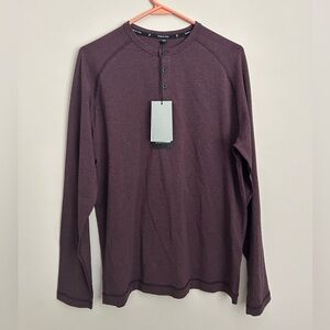 Public Rec Go To Henley Size Medium Heather Burgundy